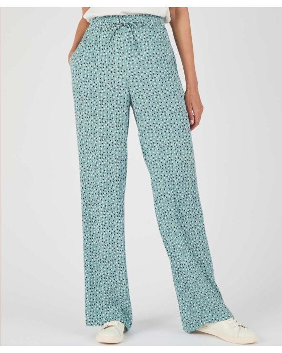 damart Wide-leg Crinkle Trousers