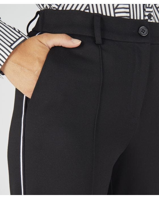 Damart Wide-leg Jersey Trousers