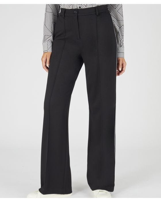 Damart Wide-leg Jersey Trousers