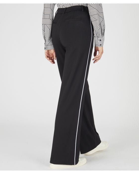 Damart Wide-leg Jersey Trousers
