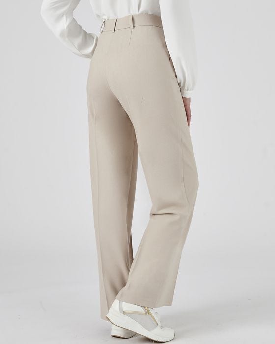 Damart Wide-leg Knitted Trousers