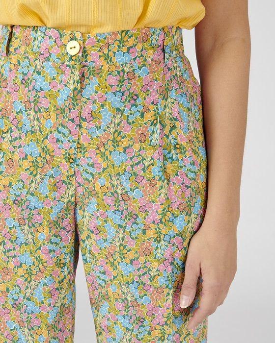 Damart Wide-leg Print Trousers