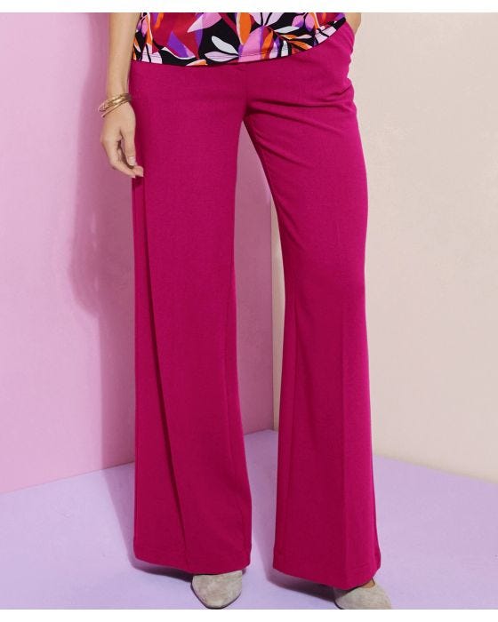 damart Wide-leg Pull-on Trousers