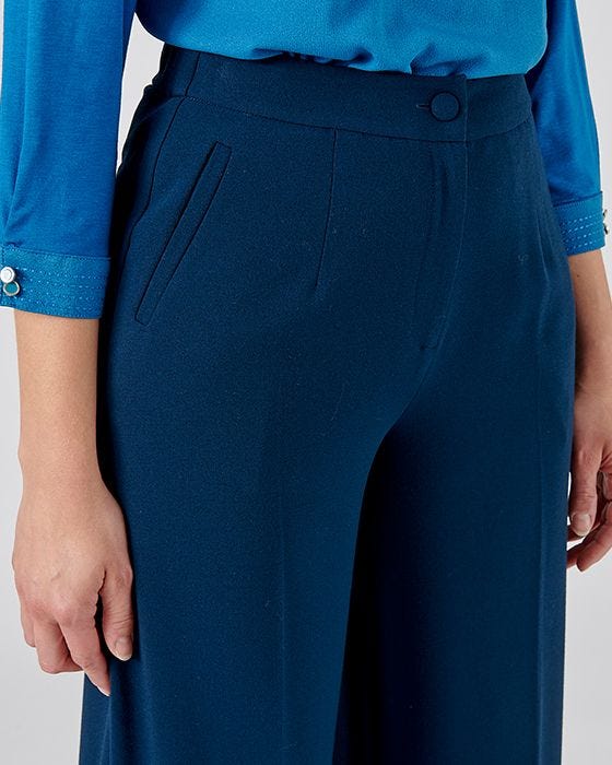 Damart Wide-Leg Trousers