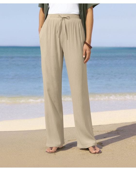 damart Women's Crinkle Trousers