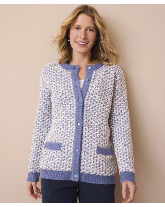 damart Wool Blend Cardigan