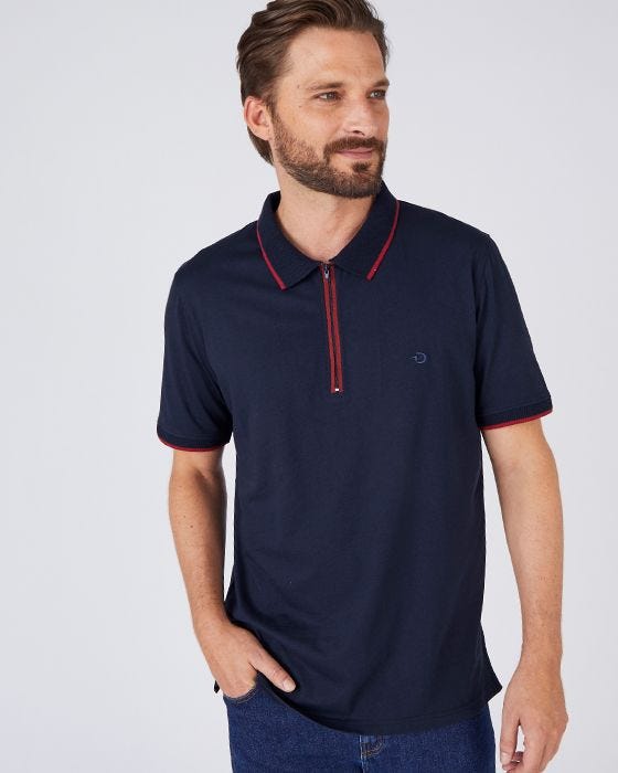 Damart Zip Detail Polo