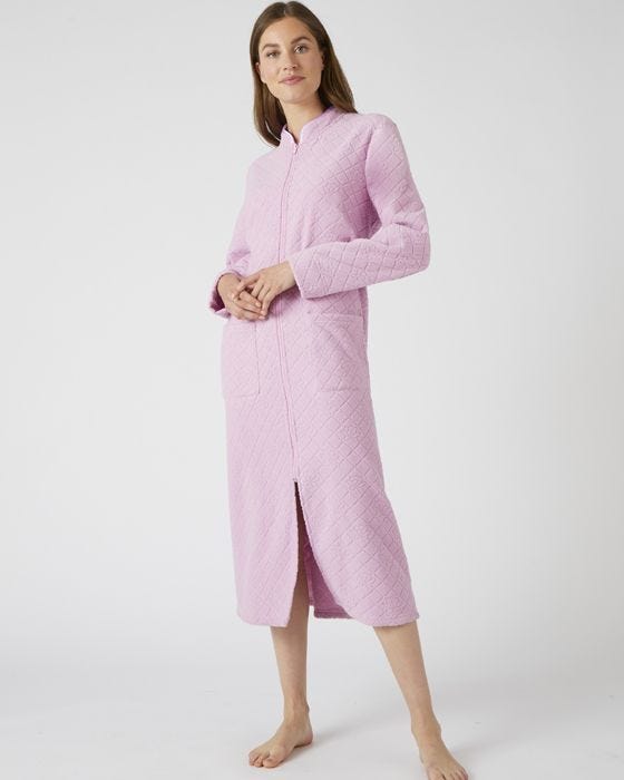 Damart Zip Front Dressing Gown