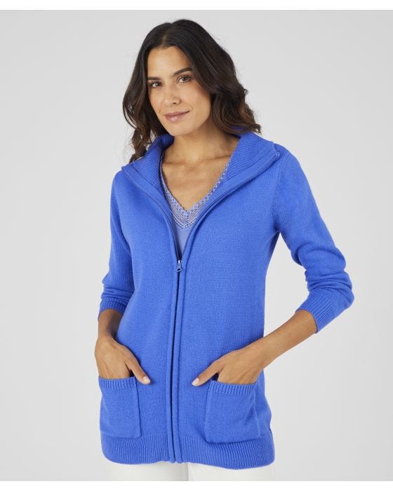 Damart Zipped Cardigan