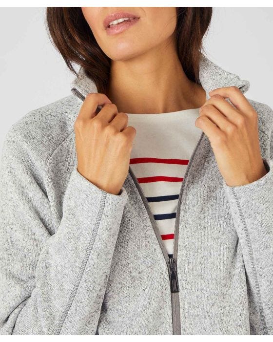 Damart Zipped Knit Cardigan