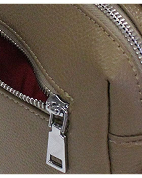 Damart Envy - Leather Shoulder Bag With Patterened Strap