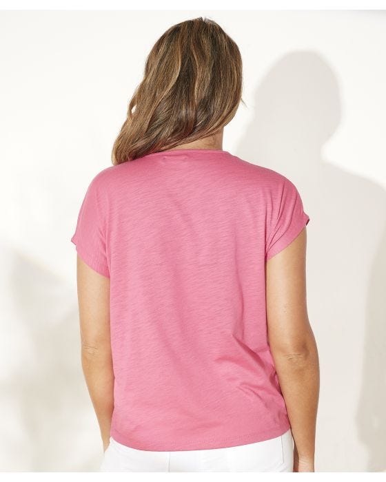 Damart First Avenue - Heatseal Batwing Slub Cotton Tee