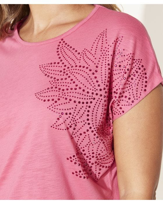 Damart First Avenue - Heatseal Batwing Slub Cotton Tee