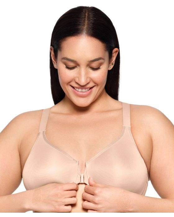 Damart Glamorise WonderWire Front Fastening Posture Back Bra