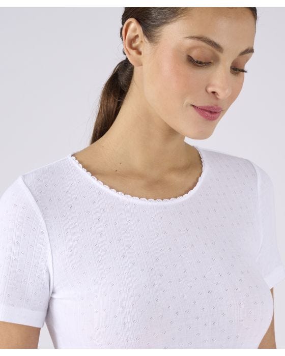 Damart Pack Of 2 Thermolactyl Short Sleeve T-shirts