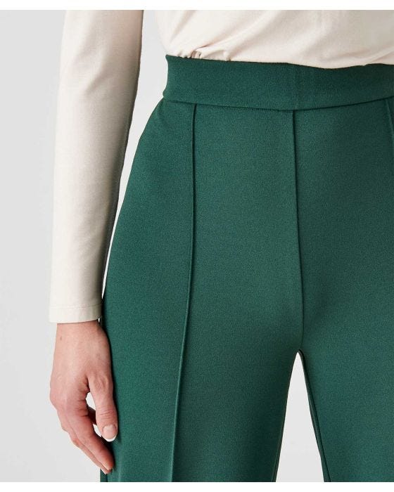 Damart Secret Stretch Wide-Leg Comfort Fit Trousers