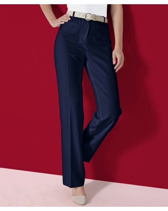 Damart Secret Stretch Wide-leg Tummy-slimmer Trousers