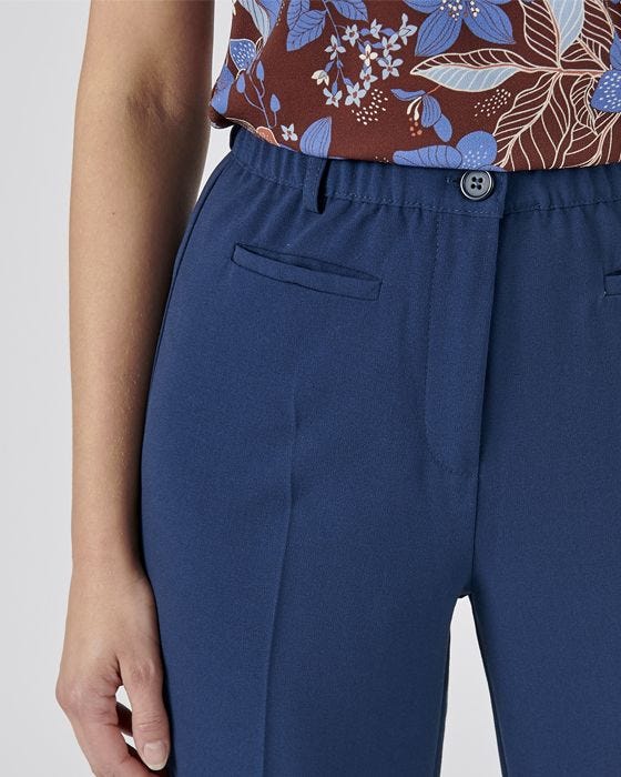 Damart Secret Stretch Wide-leg Tummy-slimmer Trousers