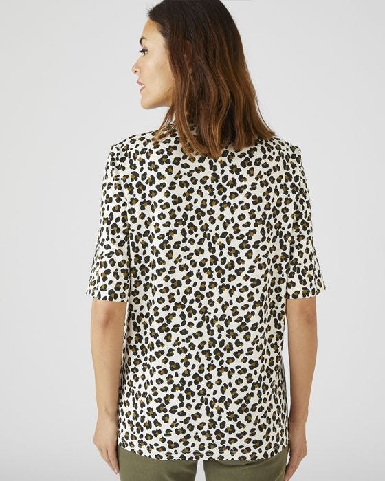 Damart Skin Soft Round Neck Short Sleeved Cotton T-shirt