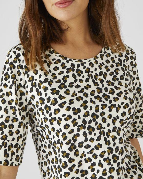 Damart Skin Soft Round Neck Short Sleeved Cotton T-shirt