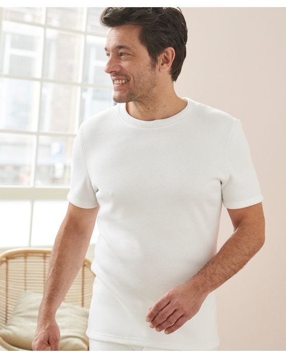 damart Thermal Intense Warmth Short Sleeved Long-back T-shirt