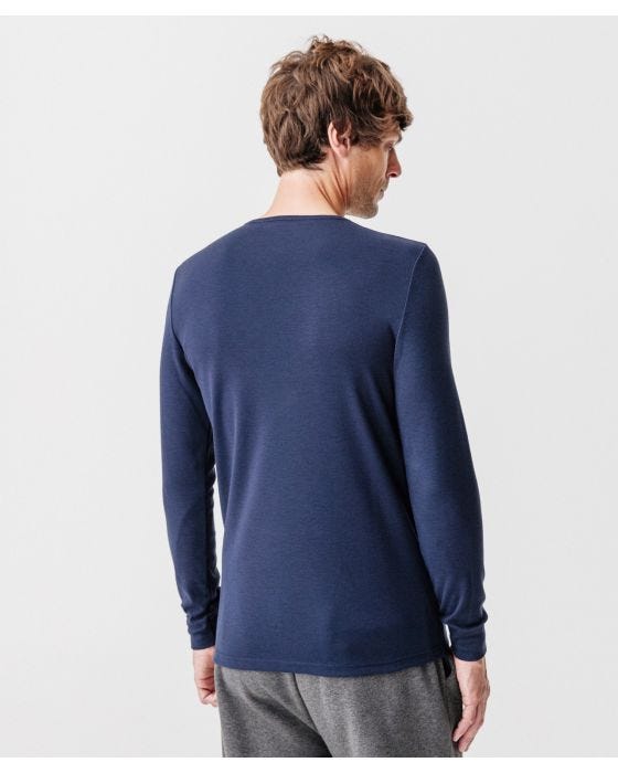 Damart Thermal Medium Warmth Long Sleeved V-neck T-shirt