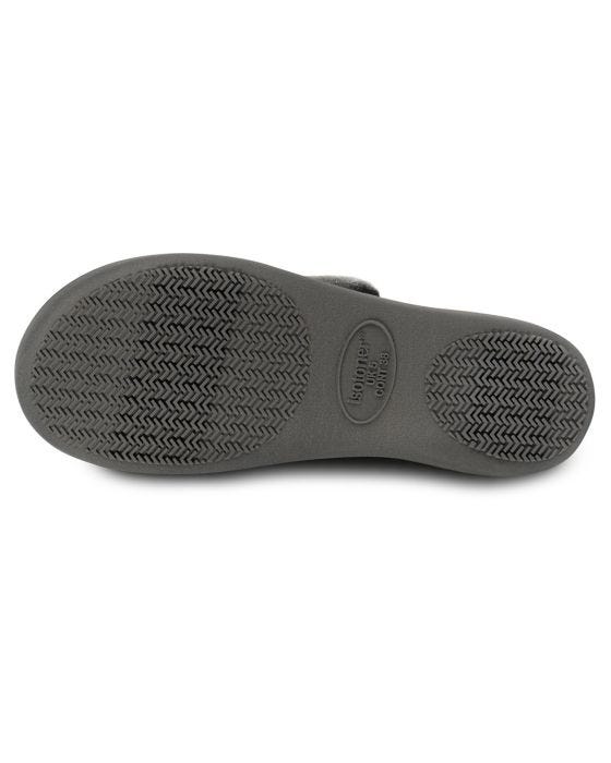 Damart Totes Isotoner Ladies Sparkle Velour Closed Back Slipper