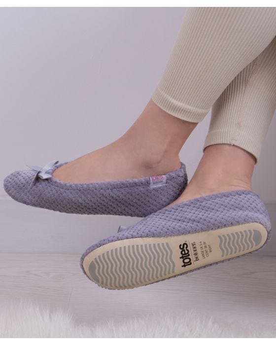 Damart Totes Isotoner® Ladies Popcorn Ballet Slippers