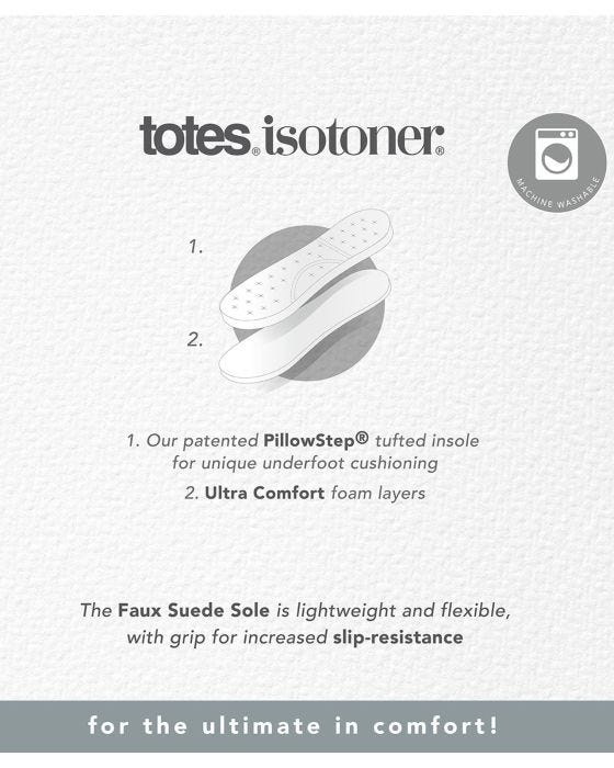 Damart Totes Isotoner® Ladies Popcorn Ballet Slippers