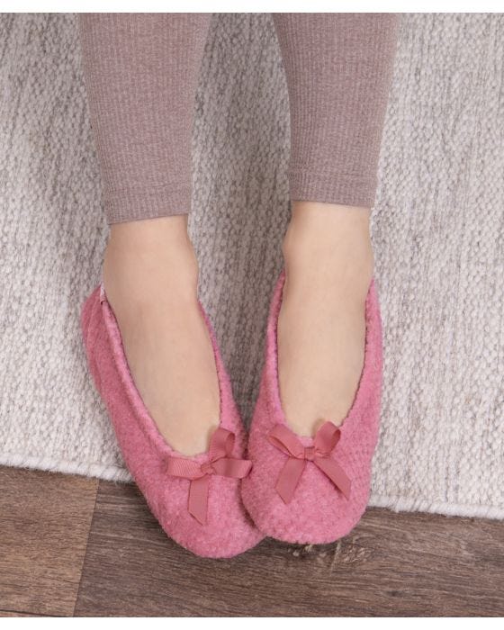 damart Totes Isotoner® Ladies Popcorn Ballet Slippers