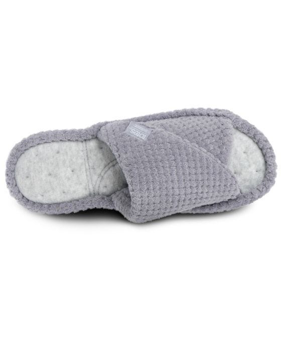 Damart Totes Isotoner® Ladies Popcorn Open Toe Slippers