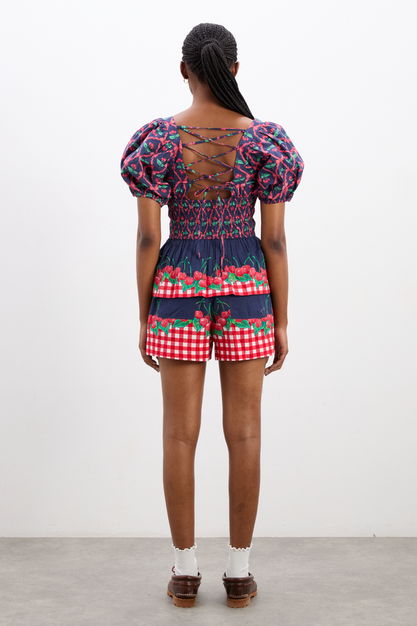 Damson Madder Allegra Blouse - Cherry Pie