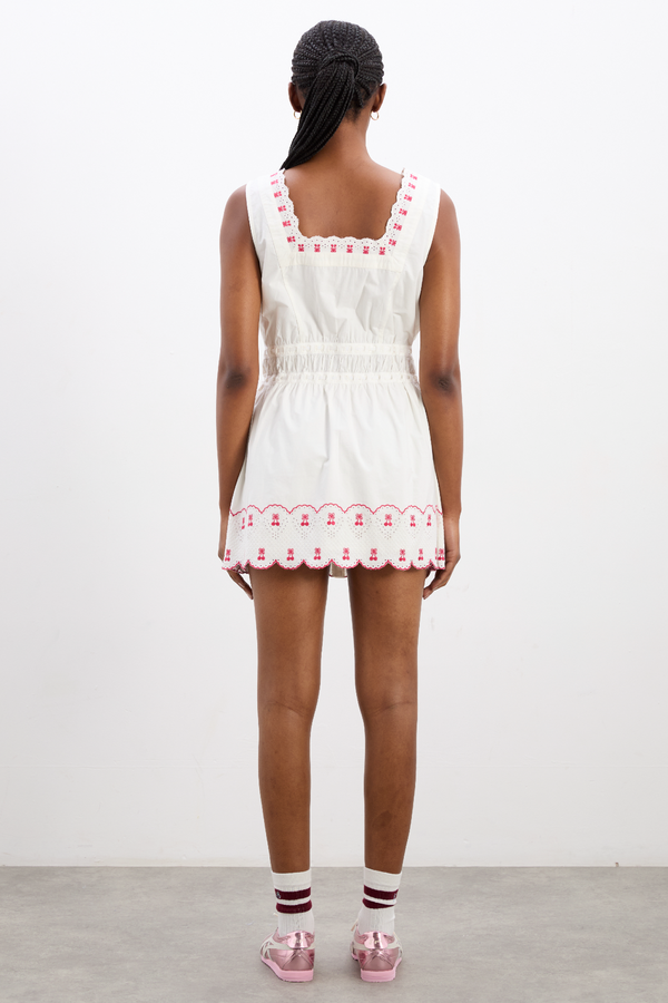 Damson Madder Amaya Mini Dress - Cherries