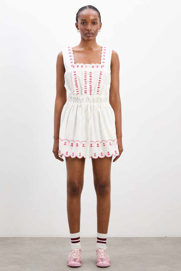 damson madder amaya mini dress - cherries