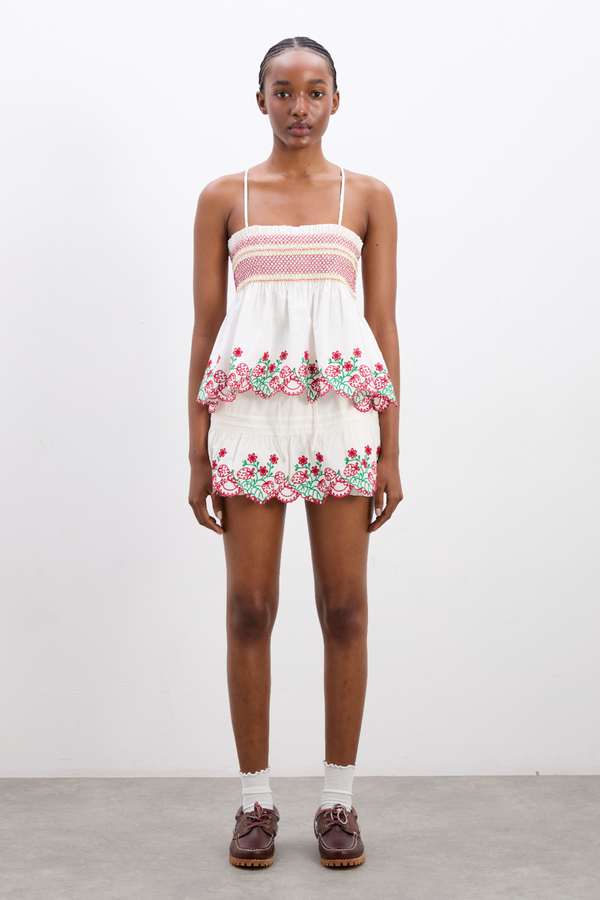 Damson Madder Andy Cami - Berry Embroidery