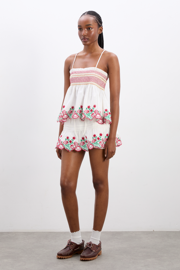 Damson Madder Andy Cami - Berry Embroidery