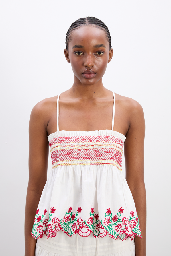 damson madder andy cami - berry embroidery