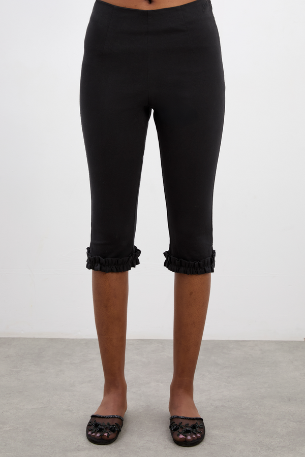 Damson Madder Anisa Capri Pants - Black