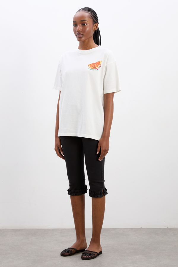 Damson Madder Anisa Capri Pants - Black