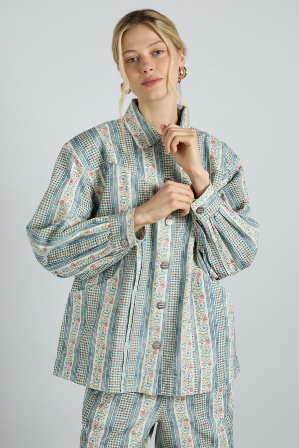 Damson Madder Baxter Jacket - Wallpaper Floral