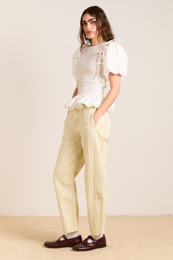 Damson Madder Becca Multi-way Blouse - White