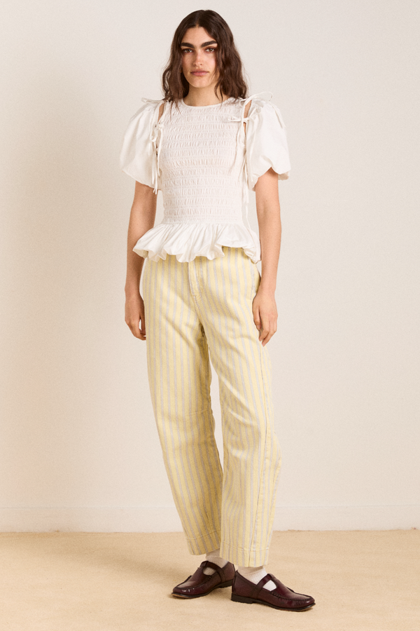 Damson Madder Becca Multi-way Blouse - White