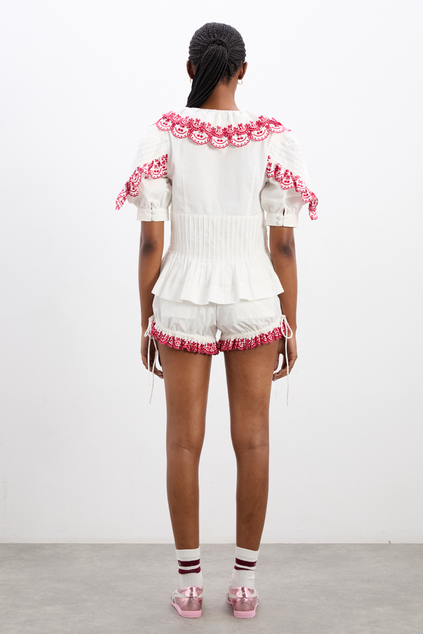 Damson Madder Caroline Blouse - Cherries