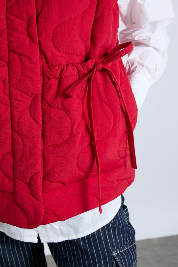 Damson Madder Celeste Gilet - Chilli Red