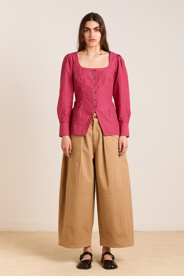 Damson Madder Clare Blouse - Berry Business