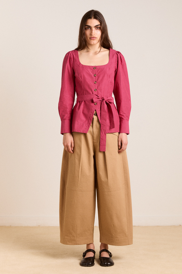 Damson Madder Clare Blouse - Berry Business