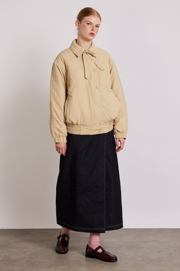 Damson Madder Claudia Bomber - Tan