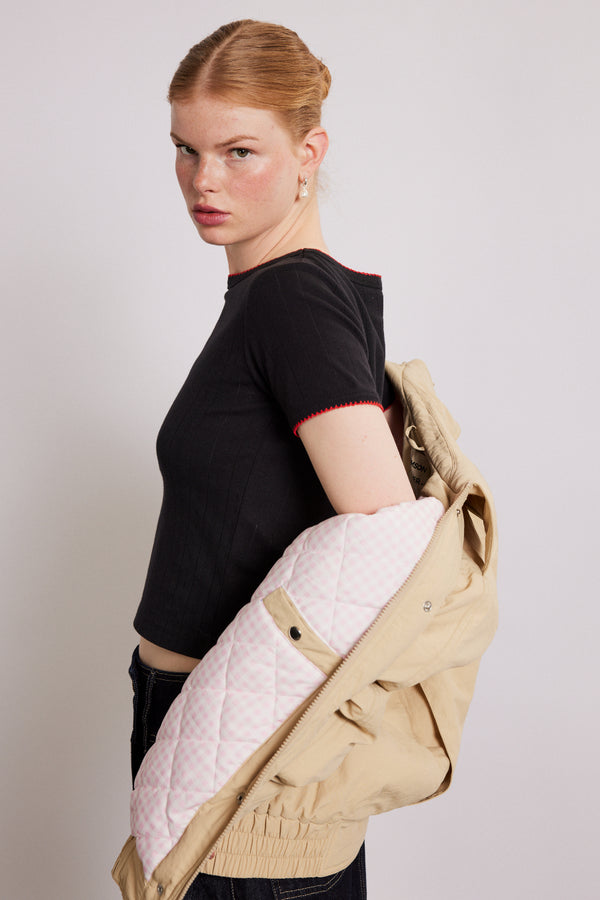 Damson Madder Claudia Bomber - Tan