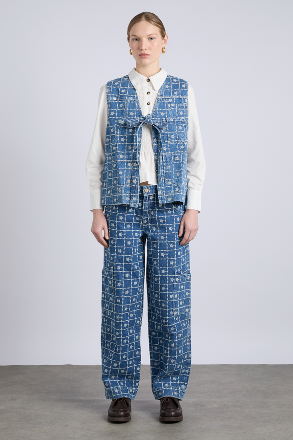 Damson Madder Dilly Vest - Broderie