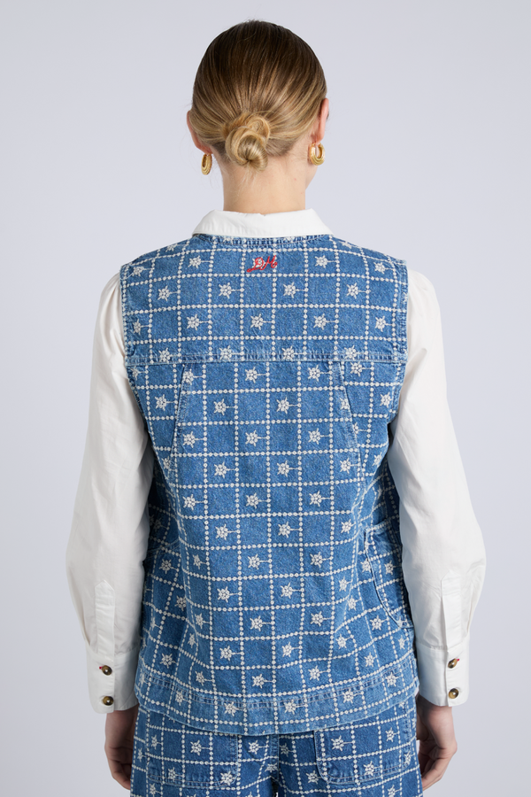 Damson Madder Dilly Vest - Broderie